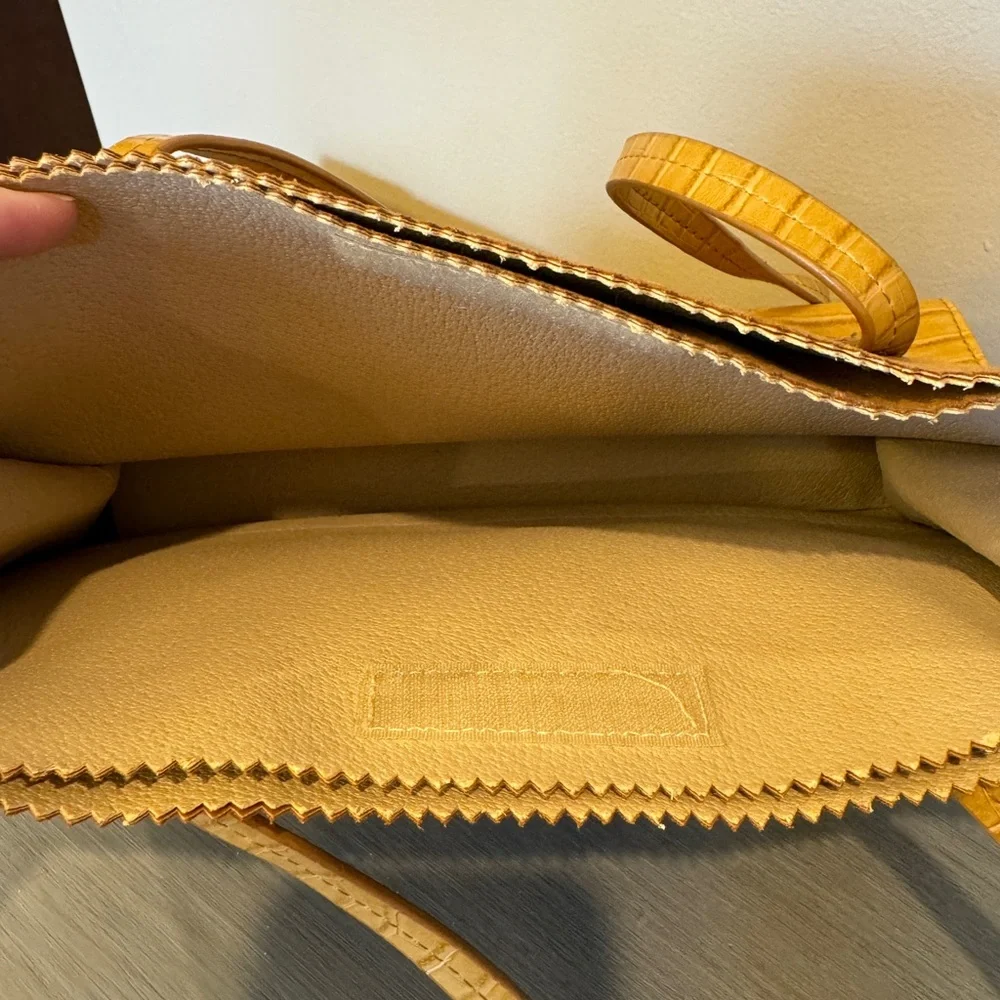 Tan Suede & Leather‎ 3-Compartment Handbag